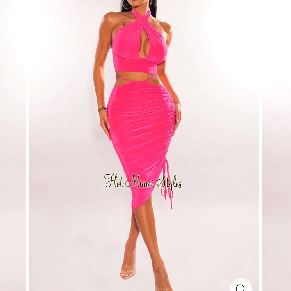 BLACK FRIDAY SALE 🖤HMS pink two piece skirt set